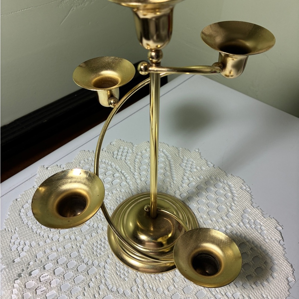 Vintage House Of Lloyd Spiral candelabra/candle holder 5 candle holders - Picture 4 of 6